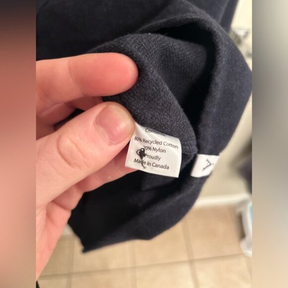 Anian Dark Recycled Cotton Button Up Shirt Canadian Brand - Picture 4 of 4